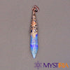 Pendule Bâton Lapis Lazuli, pendule en pierre naturelle pour stimuler l’intuition, renforcer la clarté mentale et équilibrer les énergies.
