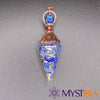 Pendule Pierre Lapis Lazuli, pierre sacrée des dieux pour stimuler l’intelligence, l’imagination et favoriser une introspection profonde.