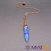 Pendule Bâton Lapis Lazuli, amplificateur vibratoire puissant pour harmoniser les émotions, purifier l’aura et améliorer la concentration.
