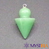 Pendule Cône Aventurine Verte pour des séances de radiesthésie pour clarté émotionnelle