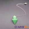 Pendule Cône Aventurine Verte pour utilisation intuitive et confiance intérieure