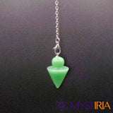 Pendule Cône Aventurine Verte pour ambiance douce et créer un équilibre émotionnel