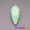 Pendule en aventurine verte naturelle – forme goutte d’eau pour radiesthésie