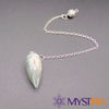 Pendule en labradorite forme goutte d'eau idéal divination et protection