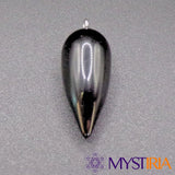 Pendule Goutte d’Eau en Obsidienne Noire Mystiria – vue de face