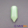 Pendule hexagonal en aventurine verte naturelle Mystiria vue de face