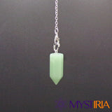 Pendule Oui Non aventurine Mystiria suspendu avec fermoir