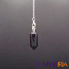 Pendule de radiesthésie en Obsidienne suspendu - Mystiria