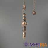 Pendule Métal Bâton, pendule de radiesthésie précis pour capter les vibrations énergétiques et faciliter les recherches divinatoires.