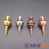 Pendule métal pointe Mystiria – 4 coloris : or, argent, cuivre, cuivre antique