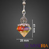 Pendule Orgonite 7 Chakras, amplificateur de fréquence vibratoire pour activer chaque chakra et optimiser la méditation et la guérison énergétique.