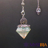 Pendule Orgonite Aigue-Marine, allié spirituel pour développer la sensibilité et instaurer une communication fluide et alignée.
