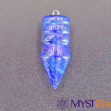 Pendule Osiris Lapis Lazuli, pendule égyptien émetteur et récepteur pour stimuler l’intuition et favoriser la clarté mentale en divination