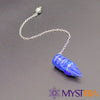 Pendule Osiris Lapis Lazuli, outil vibratoire puissant pour équilibrer les énergies, renforcer l’expression personnelle et éveiller la conscience.