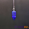 Pendule Osiris Lapis Lazuli, allié spirituel pour amplifier la sagesse intérieure, améliorer la concentration et purifier les énergies négatives.