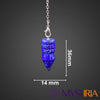 Pendule Osiris Lapis Lazuli, émetteur et récepteur vibratoire pour guider les recherches énergétiques et approfondir les connexions spirituelles.