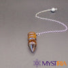 Pendule Osiris Œil de Tigre, pendule énergétique de protection pour amplifier l’intuition, renforcer la concentration et équilibrer l’aura.