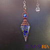 Pendule Pierre Lapis Lazuli, outil vibratoire pour développer la finesse d’esprit, l’ingéniosité et apporter une communication fluide.