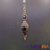 Pendule Pierre Obsidienne Noire, bouclier énergétique naturel pour ancrer votre énergie et renforcer votre intuition.