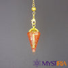 Pendule Reiki Agate Rouge, amplificateur vibratoire pour favoriser la prospérité, équilibrer l’aura et accompagner les pratiques spirituelles.