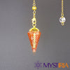 Pendule Reiki Agate Rouge, allié en lithothérapie pour stabiliser les émotions, apporter une énergie apaisante et favoriser une introspection profonde.