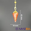 Pendule Reiki Agate Rouge, pendule divinatoire pour obtenir des réponses claires, améliorer la connexion énergétique et développer l’harmonie intérieure.