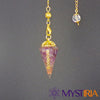 Pendule Reiki Améthyste, allié en lithothérapie pour canaliser des réponses précises, accompagner la méditation et stabiliser l’énergie vibratoire.