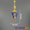 Pendule Reiki Lapis Lazuli, pendule divinatoire pour capter des réponses précises, guider les séances de méditation et affiner les pratiques spirituelles.