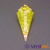 Pendule Reiki Péridot, pendule divinatoire pour obtenir des réponses précises, harmoniser les chakras et guider les travaux énergétiques.