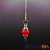 Pendule divinatoire Agate Rouge pour séance intuitive pour guidance claire