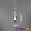 Pendule Séphoroton Cristal de Roche pour purification énergétique 39x18mm