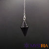 Pendule obsidienne suspendu – Accessoire divinatoire Mystiria
