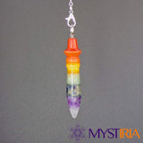 Pendule Thot 7 Chakras, allié en lithothérapie pour purifier les énergies, renforcer la protection spirituelle et optimiser les pratiques ésotériques.