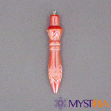 Pendule Thot Agate Rouge, pendule égyptien de stabilité pour renforcer l’ancrage, apaiser l’esprit et favoriser un équilibre énergétique durable.