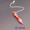Pendule Thot Agate Rouge, outil divinatoire puissant pour canaliser l’énergie, réduire le stress et renforcer la connexion avec la nature.