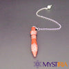 Pendule Thot Agate Rouge, pendule vibratoire égyptien pour harmoniser les émotions, favoriser la paix intérieure et stabiliser les énergies dispersées.
