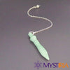 Pendule Thot Aventurine Verte pour séance intuitive avec neutralité vibratoire