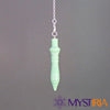 Pendule égyptien Aventurine Verte pour séance radiesthésique et choix éclairés