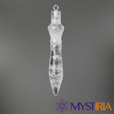 Pendule Thot Cristal de Roche, pendule égyptien universel pour amplifier les énergies et purifier les vibrations spirituelles.