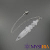 Pendule Thot Cristal de Roche, outil vibratoire puissant pour aligner les chakras, équilibrer l’énergie et favoriser la clarté mentale.