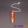 Pendule Thot Jaspe Rouge, pendule énergétique pour favoriser un ancrage profond, amplifier les intentions et stabiliser l’énergie vibratoire.
