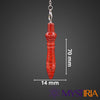 Pendule Thot Jaspe Rouge, émetteur et récepteur vibratoire pour purifier l’énergie, renforcer la force intérieure et harmoniser l’aura.