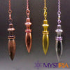 Pendule Thot Métal, pendule égyptien émetteur et récepteur pour des recherches énergétiques et divinatoires précises en radiesthésie.