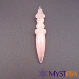 Pendule Thot Quartz Rose, pendule égyptien apaisant pour harmoniser le chakra du cœur et favoriser l’amour de soi et la sérénité intérieure.