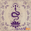 Tapis de Tarot Own Your Power, amplificateur vibratoire pour structurer vos séances de cartomancie et améliorer l’interprétation des tirages avec précision.